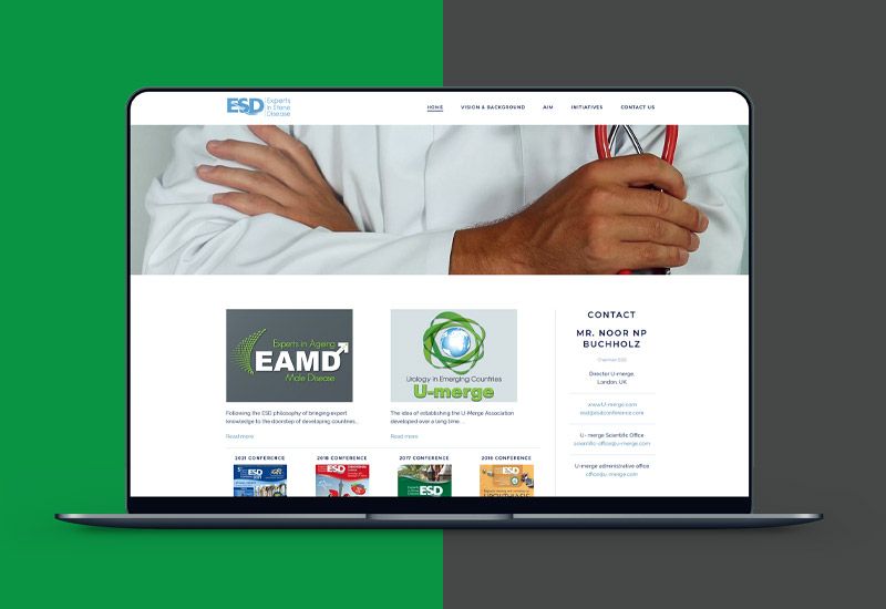 Κατασκευή Ιστοσελίδας για την ιατρική εταιρεία ESD