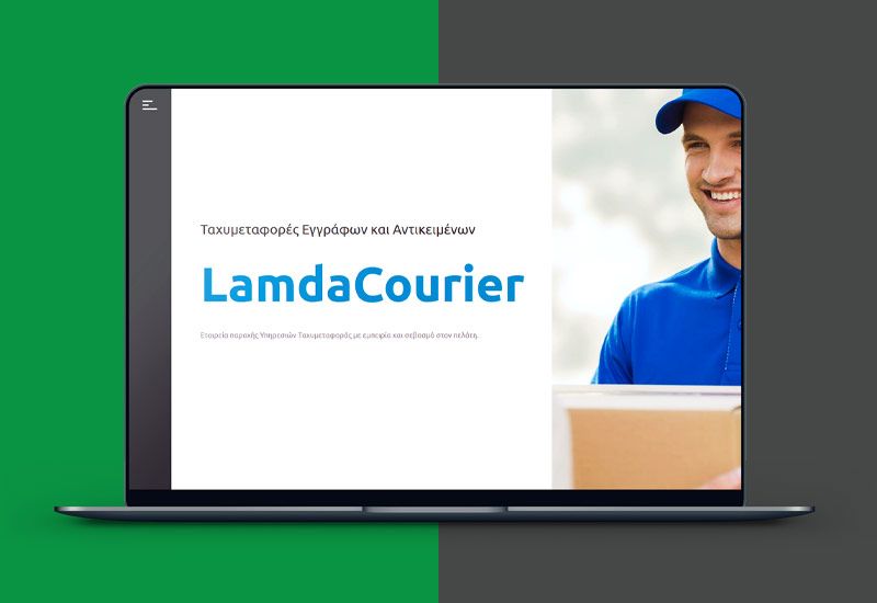 Κατασκευή Ιστοσελίδας για την εταιρεία Lamda Courier